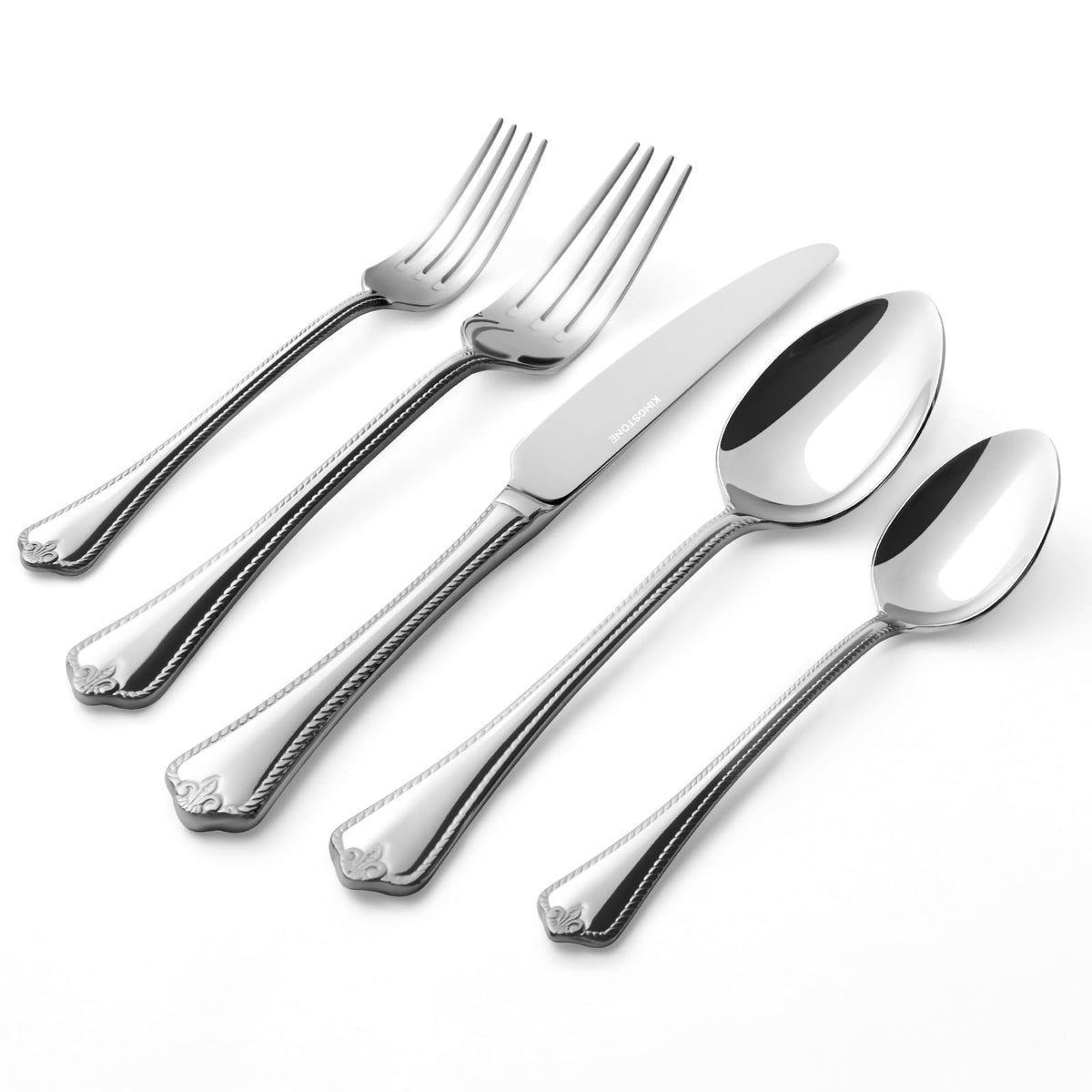 Kingstone 40-piece dinner knife image: precise cut for effortless dining