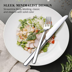 Kingstone 10-piece dinner spoon smooth mirror polish enhances table setting