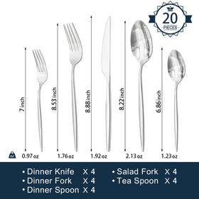 KINGSTONE salad forks for easy, comfortable greens at gatherings.
