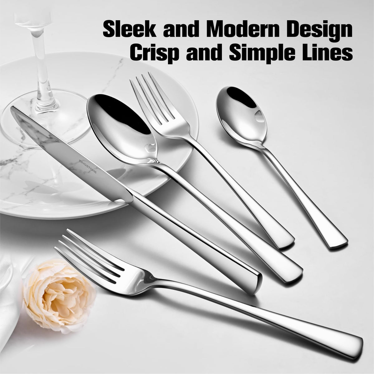 KINGSTONE teaspoons ideal for coffee, tea, and desserts.
