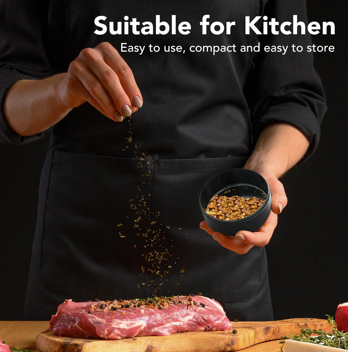 KINGTOP easy-clean closeup suggests quick wipe-down and maintenance after cooking.