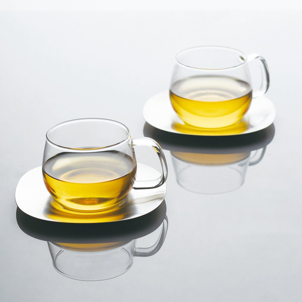 Kinto Unitea cup demonstrates microwave-safe design for quick reheats