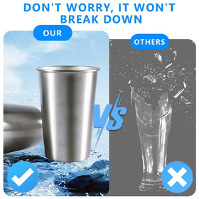 KISEER durable metal tumblers suitable for bar, home, and restaurant settings.