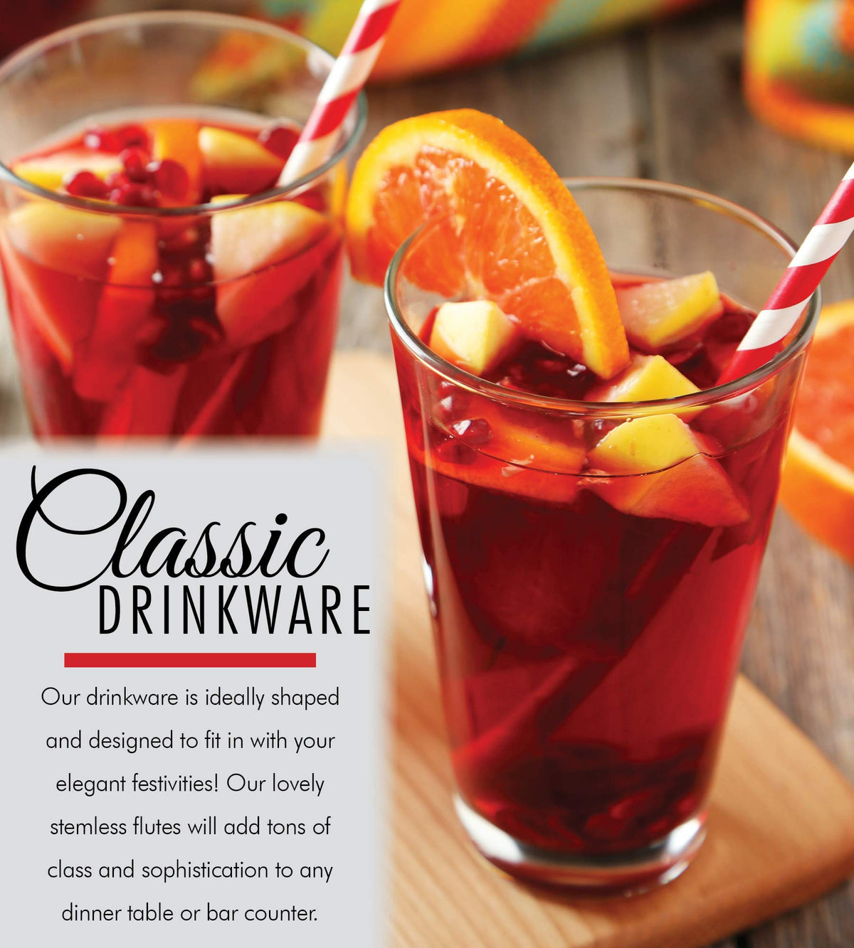 Kitchen Lux all-purpose tumblers for home dining and parties