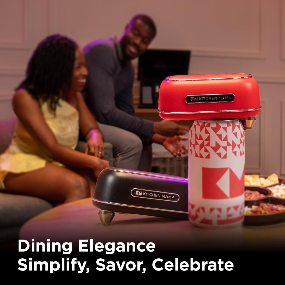 Kitchen Mama Orbit One handles large cans with reliable performance.