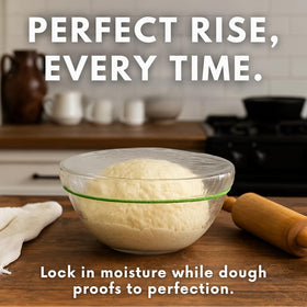Kitchen Strong food storage lid protects leftovers and reduces waste.
