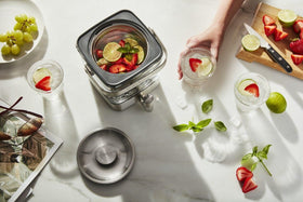 KitchenAid 38 oz kit includes brewer and steeper for convenient batching.