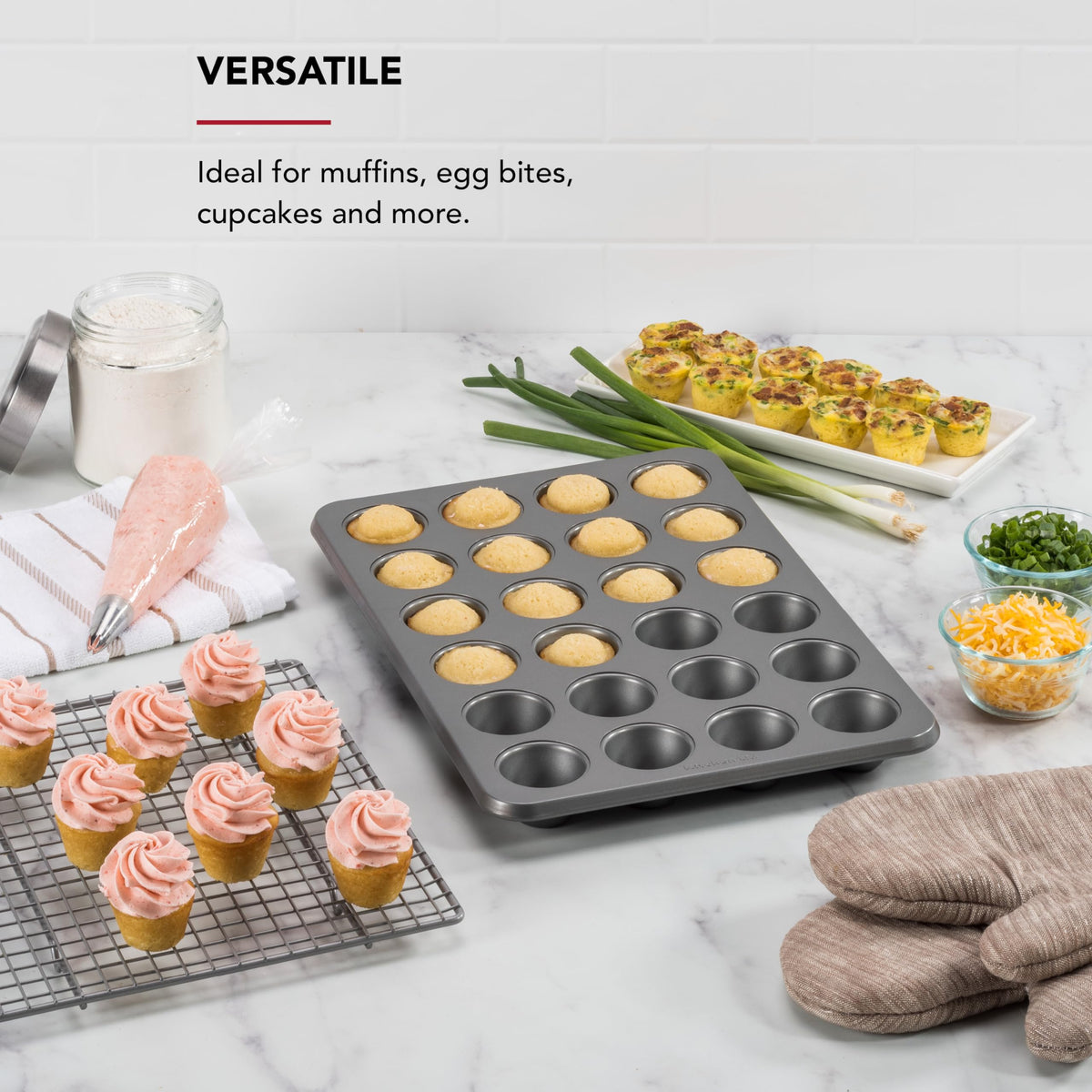 KitchenAid aluminized steel pan delivers even baking across batches