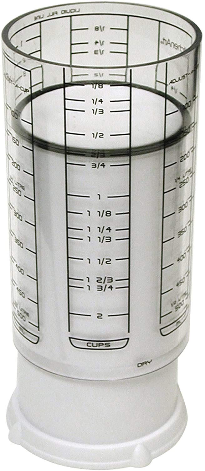 KitchenArt 23401 Adjust-A-Cup plunger inside enables easy measurement adjustment