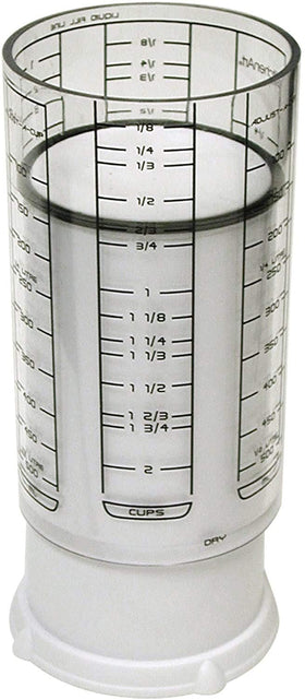 KitchenArt 23401 Adjust-A-Cup plunger inside enables easy measurement adjustment