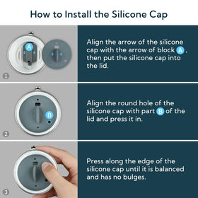 KITCHENDAO dishwasher-safe design simplifies cleaning after cooking