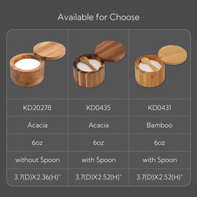 KITCHENDAO versatile container suitable for salt, pepper, or spices.