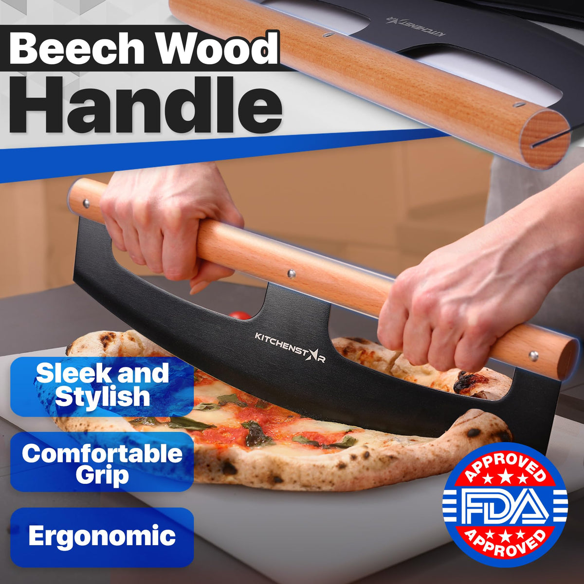 KitchenStar protective blade cover keeps the edge safe