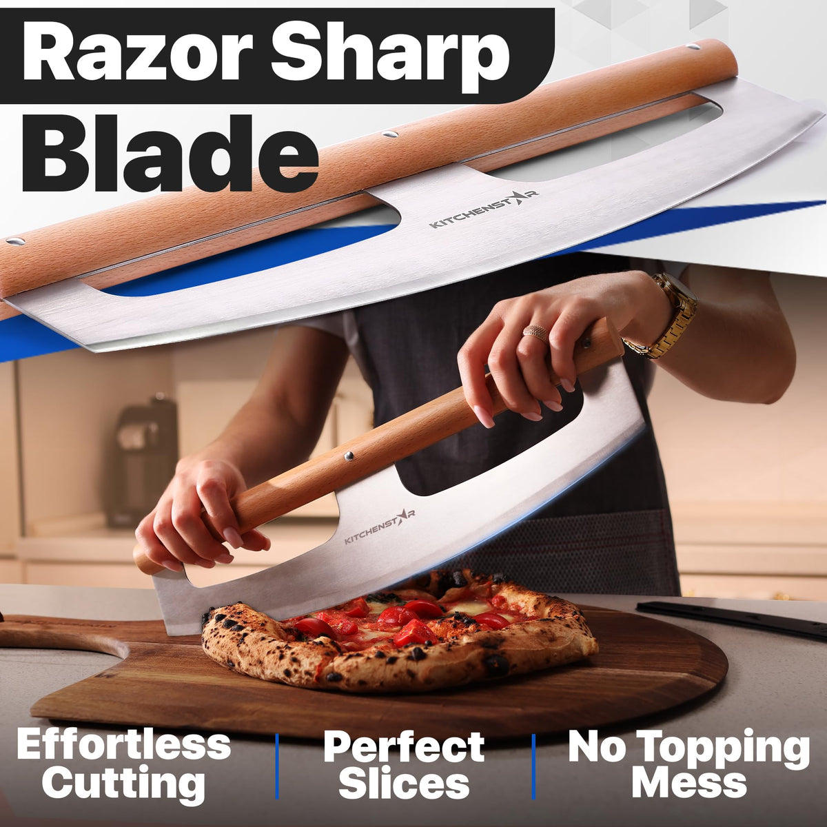 KitchenStar protective blade cover highlighting safe storage