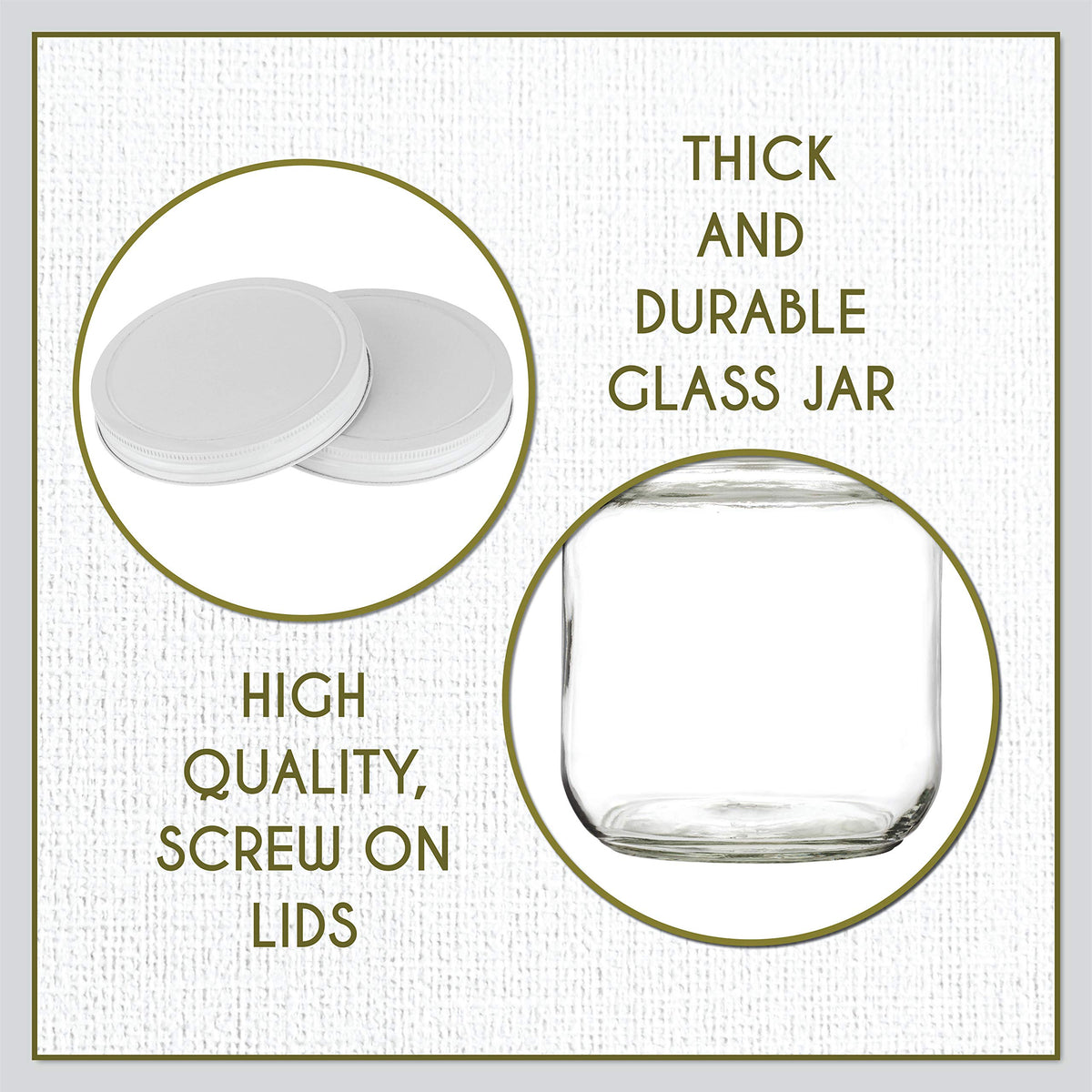 Kitchentoolz metal lid jar with hand-wash friendly care for longevity