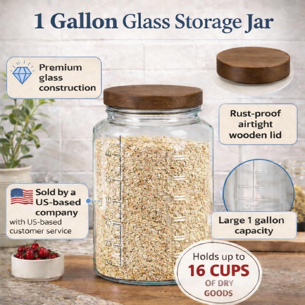 Kitchentoolz pickling and canning jar for DIY preserves and ferments.