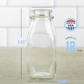 Kitchentoolz wide-mouth glass jar is easy to fill and clean.