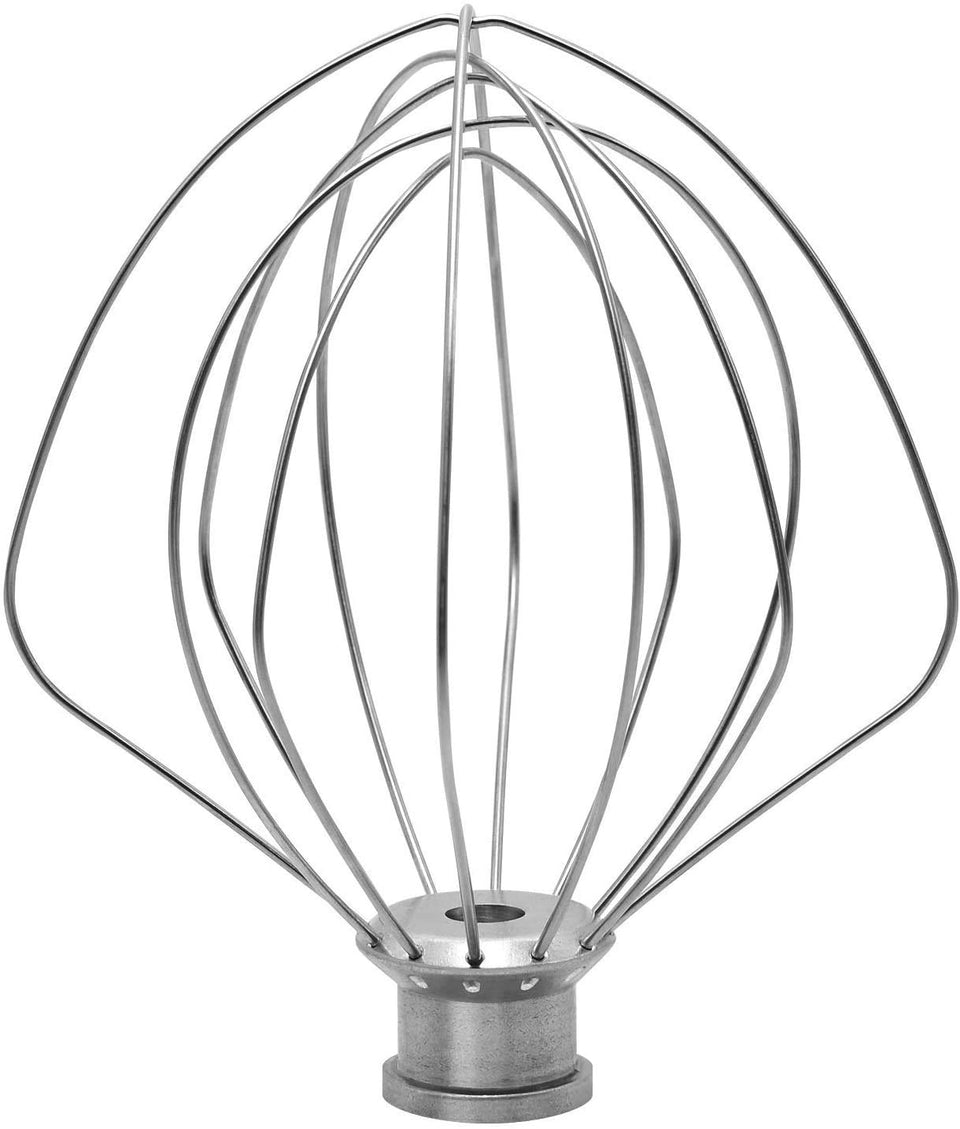 KITCHPOWER KN256WW 6-wire whip attachment for KitchenAid, durable stainless steel for versatile mixing