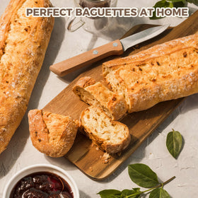 KITESSENSU baguette pan nonstick surface for easy release