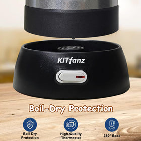 Detachable base of KITfanz moka pot for easy cleaning