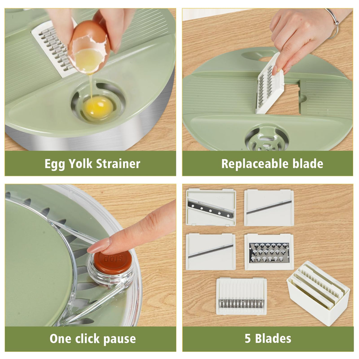 KITHELP egg yolk separator included for easy yolk separation