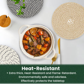KITLAB 8-inch trivet protects tabletops from heat and scratches.