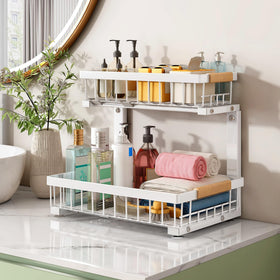 Kitstorack compact footprint fits under various cabinets with precise dimensions.
