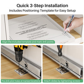 Kitstorack under-cabinet shelf system helps declutter and simplify organization.