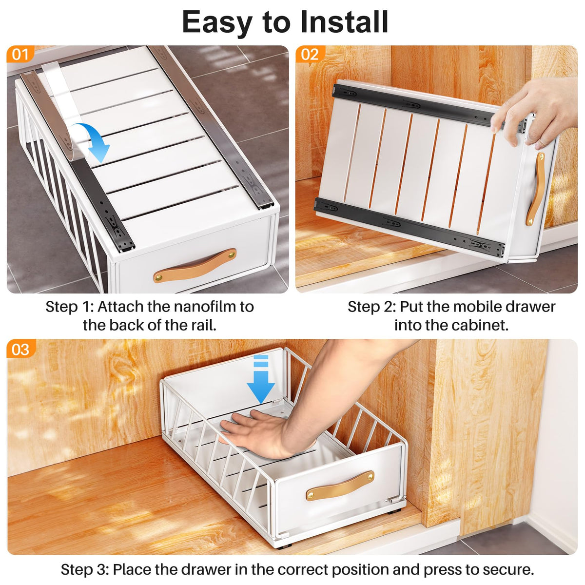 Kitstorack kitchen pantry setup highlighting efficient deep-cabinet use.