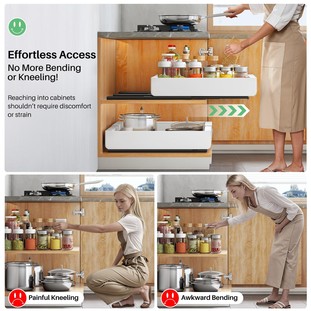Kitstorack no-drill installation with included screws simplifies setup