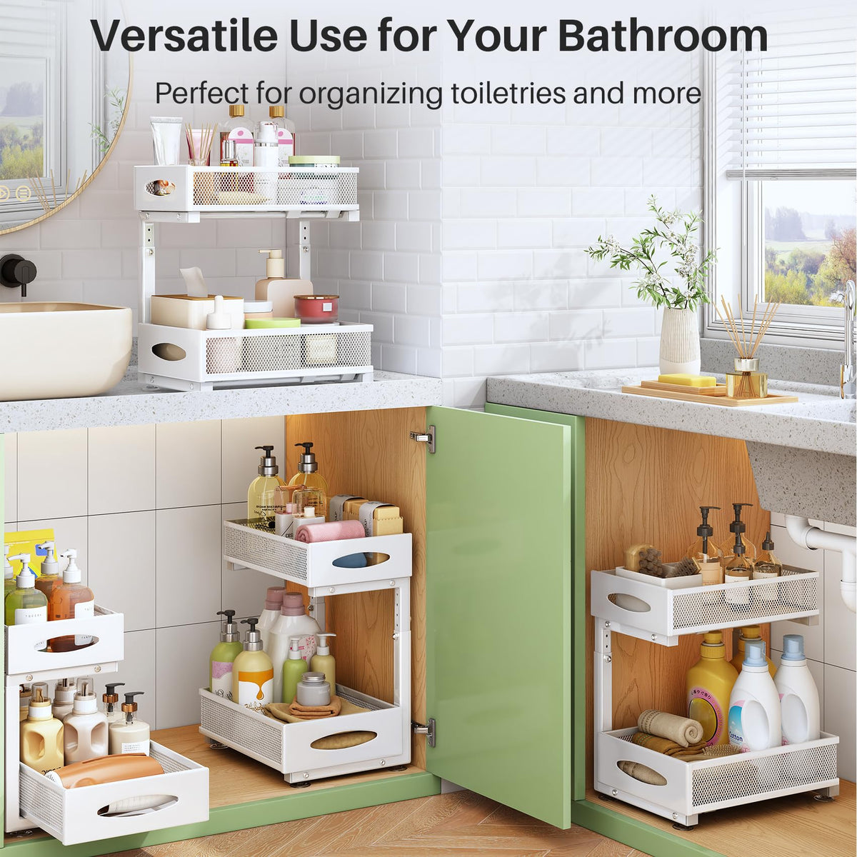 Kitstorack switchable left or right installation to fit your space