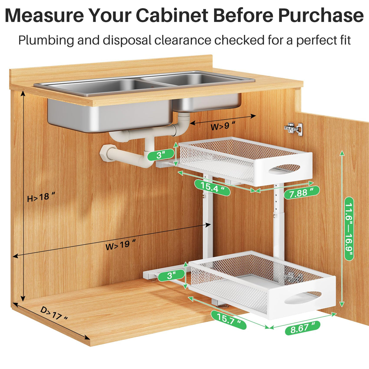 Kitstorack smooth rails enable quiet, effortless drawer movement