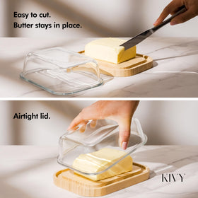 KIVY glass lid is dishwasher safe for easy cleaning.