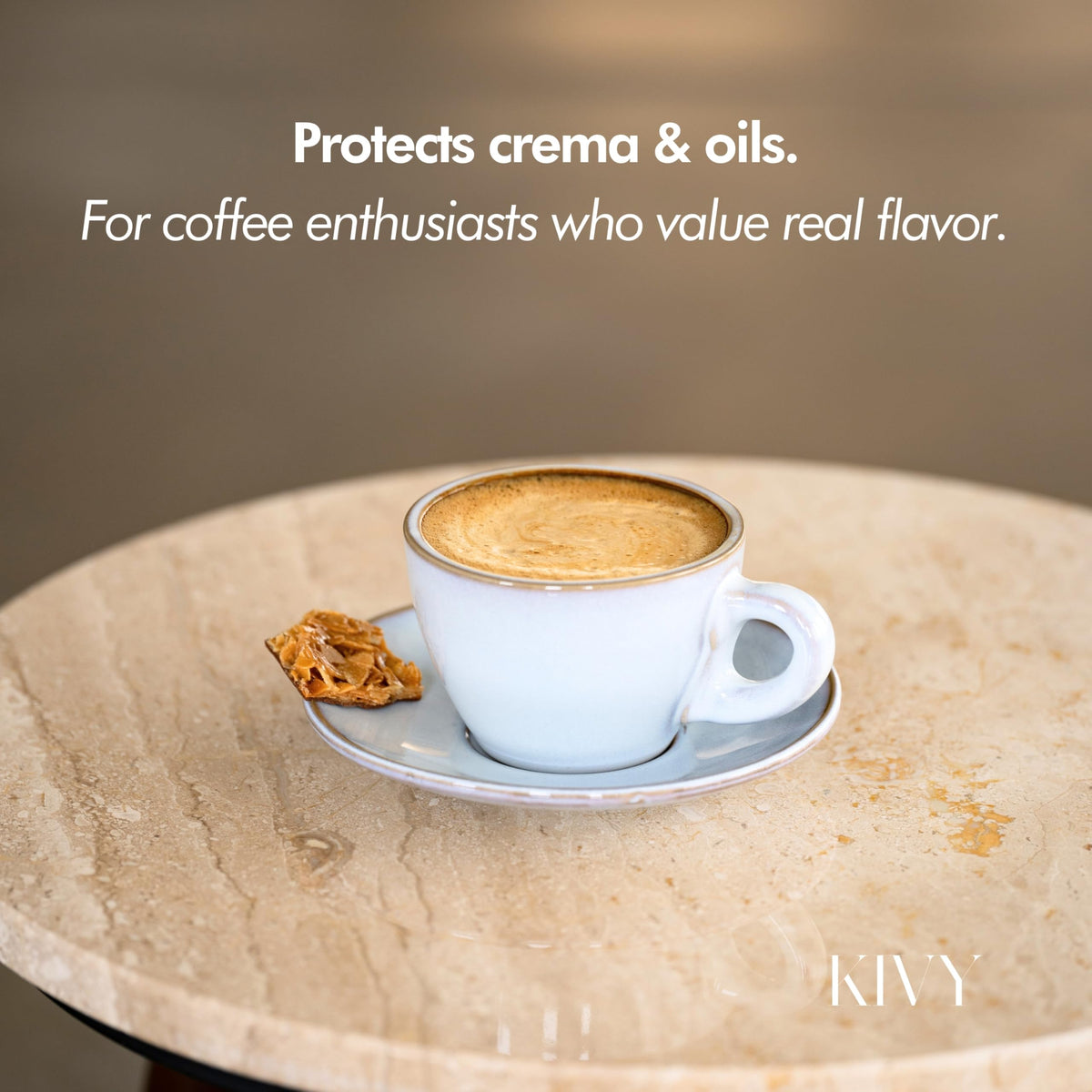 KIVY airtight canister is gift-ready for coffee lovers and gifting occasions.
