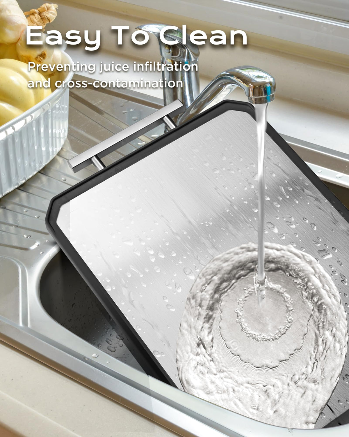 KLAPOLA extra-large cutting board durable kitchen surface designed for long-lasting prep