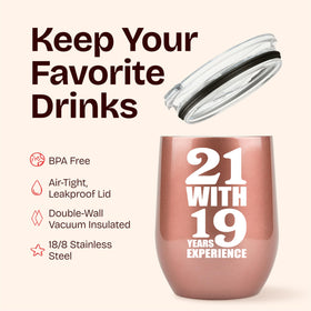 KLUBI dishwasher-safe wine glass simplifies cleanup after parties.