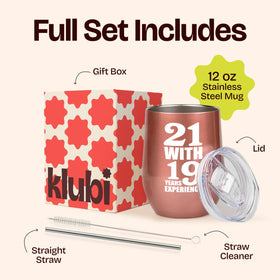 KLUBI double-wall insulated glass keeps drinks at the perfect temperature.