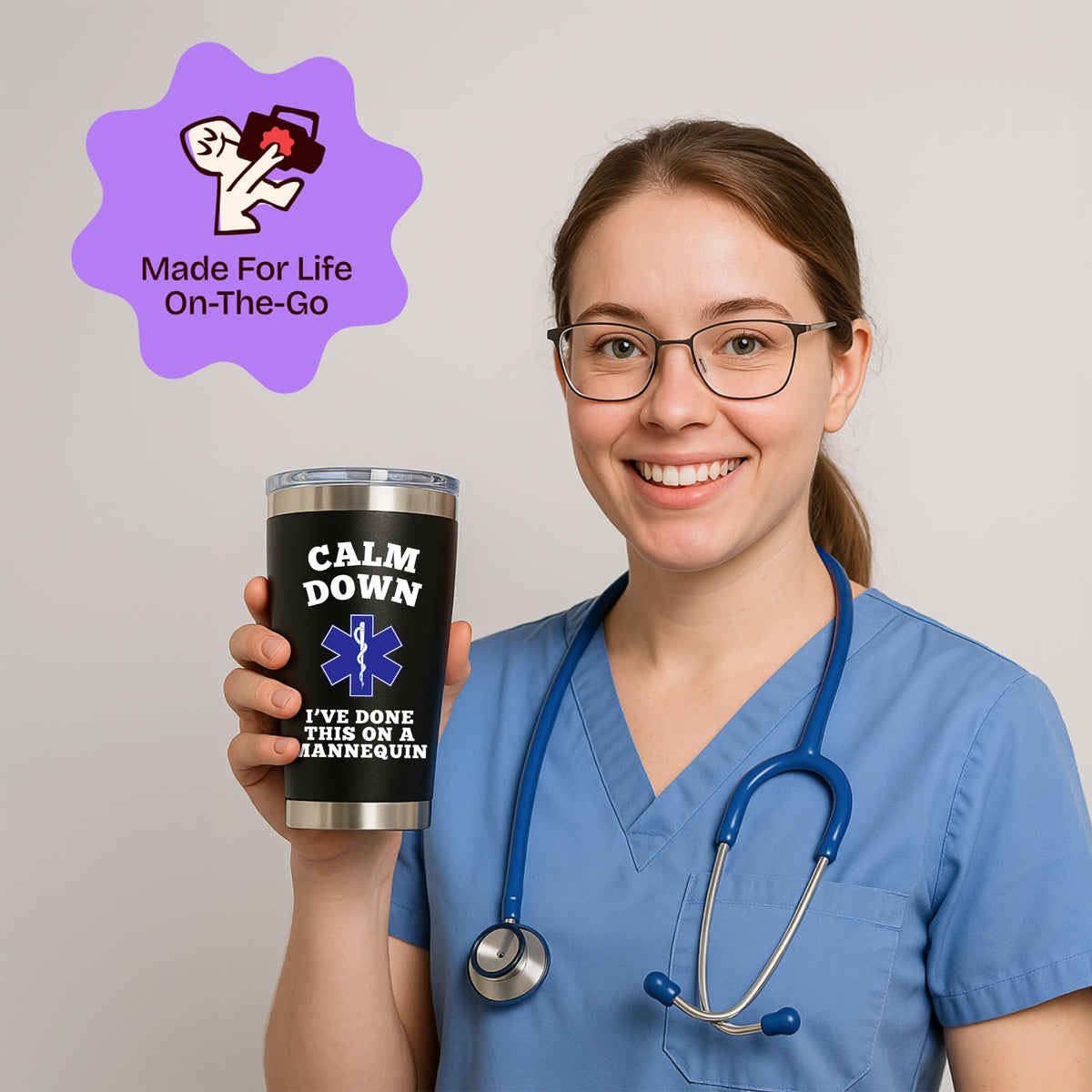 KLUBI Funny nurse coffee mug for coworkers and daily laughter.