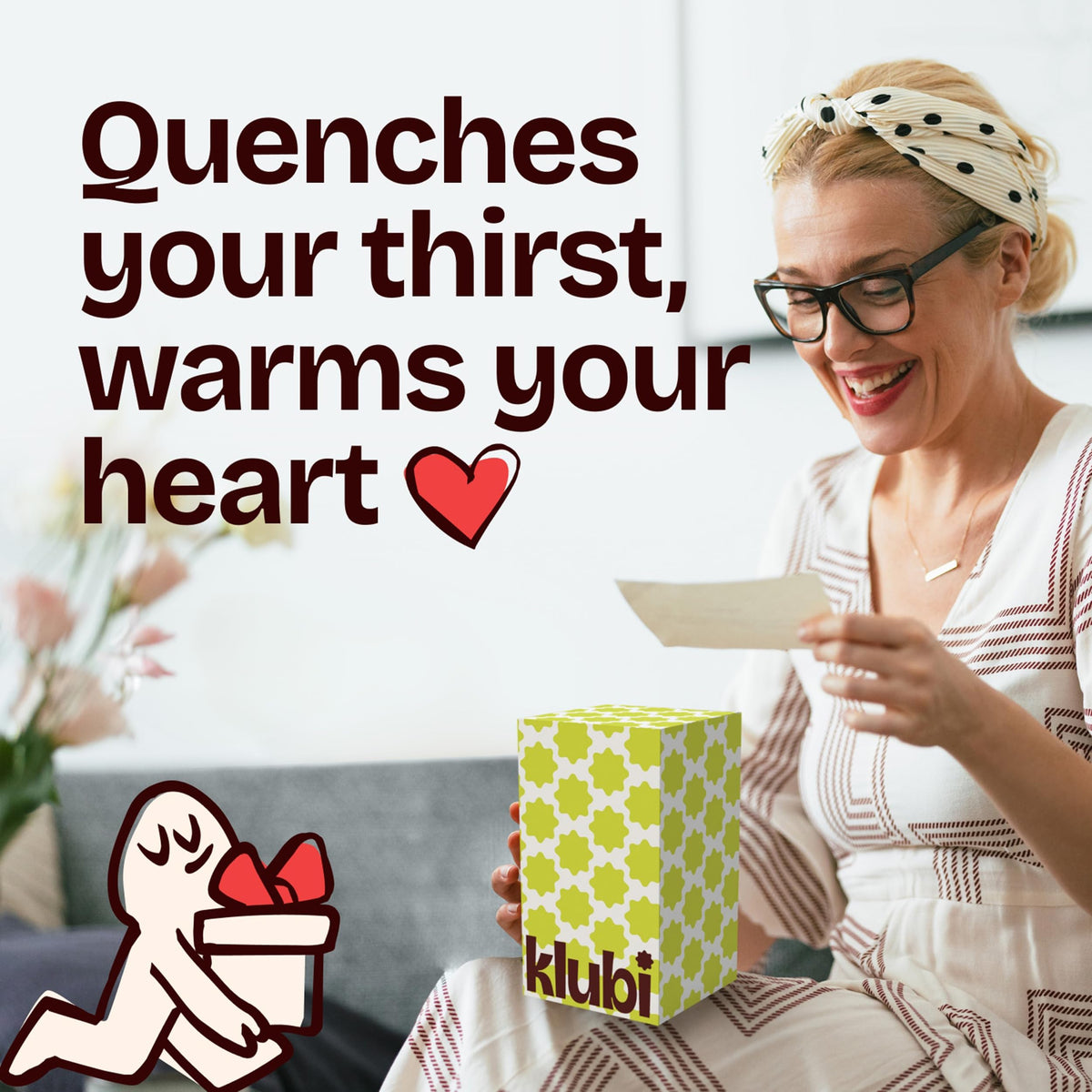 Durable 18/8 stainless steel surface of KLUBI tumbler for everyday nursing life