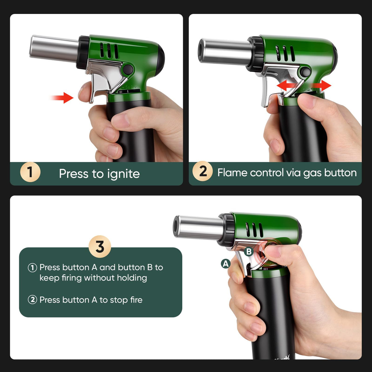 KOACKL torch suitable for culinary and craft projects alike.