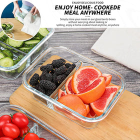 KOMUEE crystal-clear design helps identify meals at a glance.