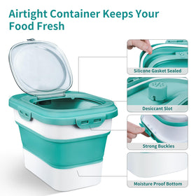 Komzon airtight lid seals moisture and freshness