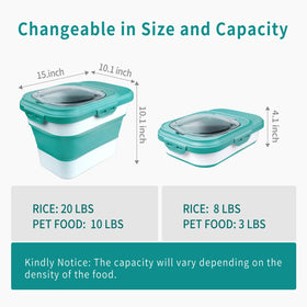 Komzon BPA-free material safe for rice and dry goods