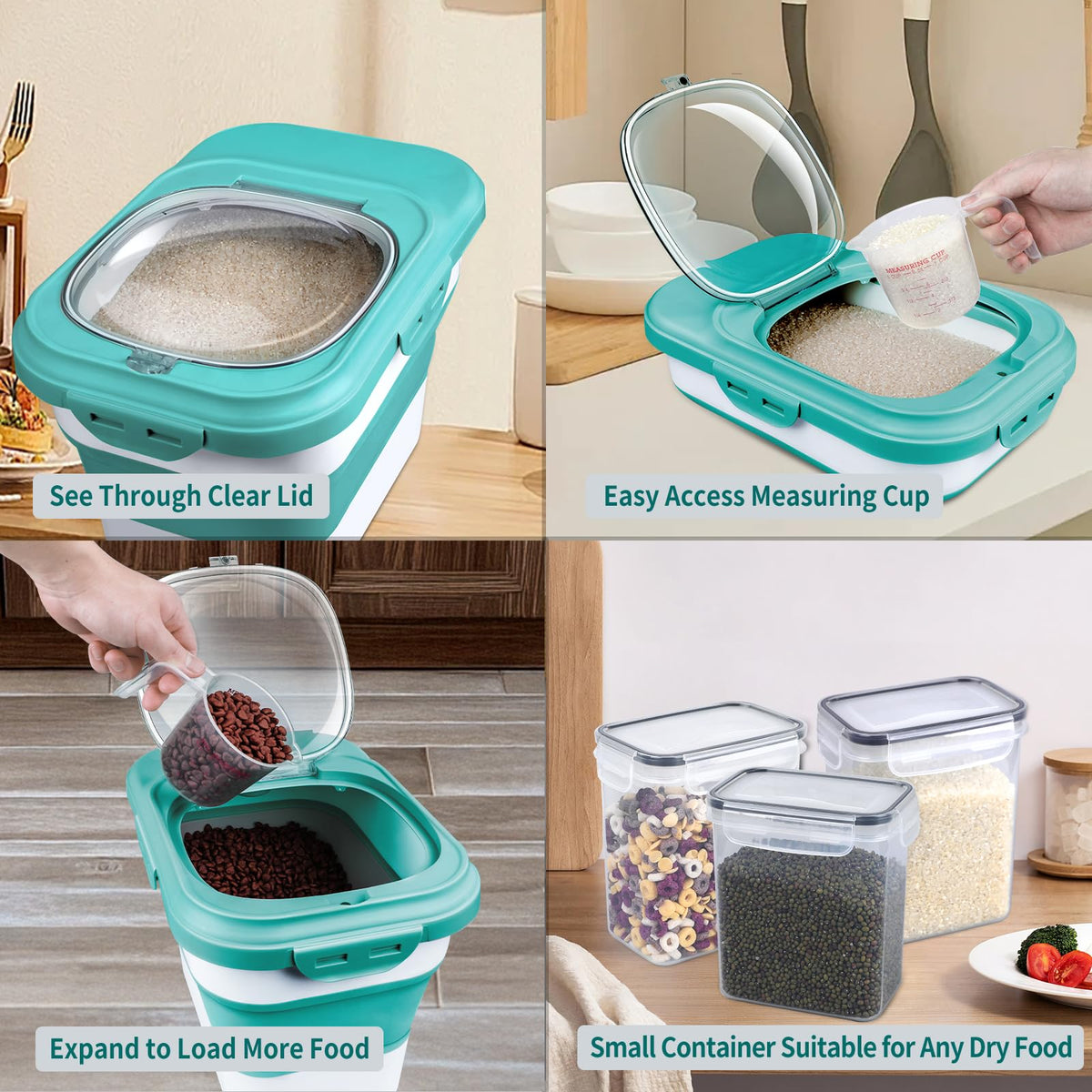 Komzon measuring cup included for precise portions