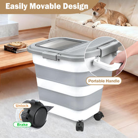 Komzon rice storage container hatch view enables easy scooping