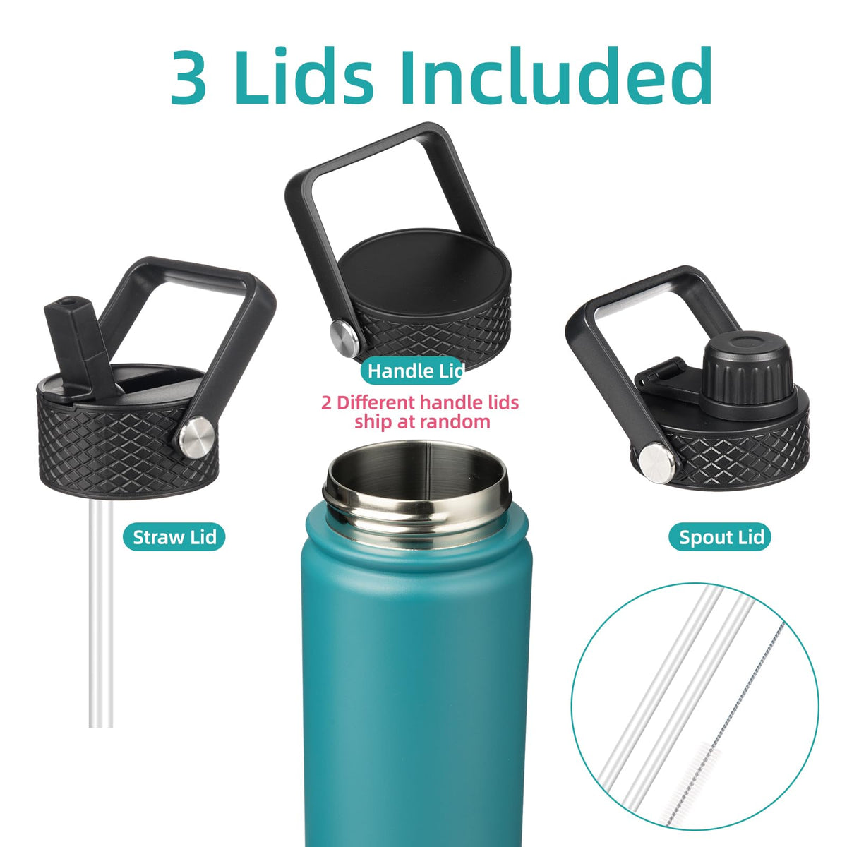 Stainless steel double-wall Konokyo bottle maintains beverage temperature