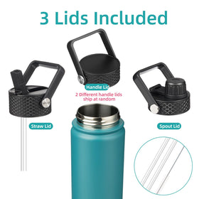 Stainless steel double-wall Konokyo bottle maintains beverage temperature
