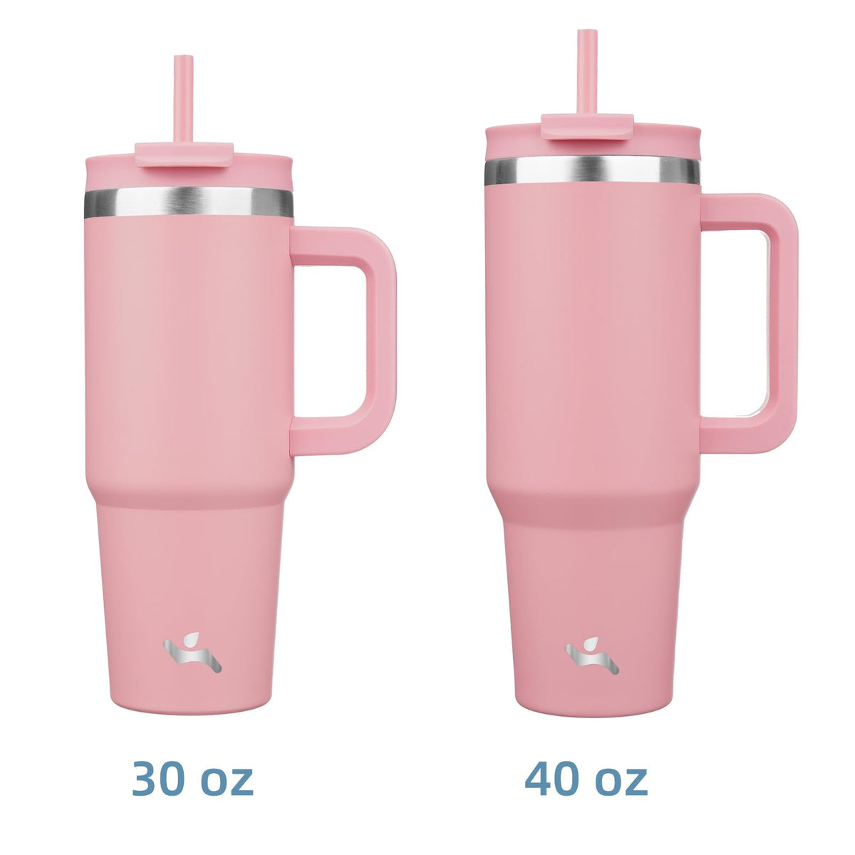 Premium stainless steel insulation preserves drink temperature.