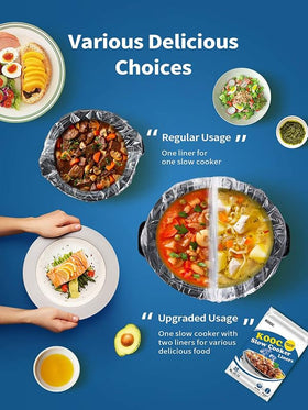 KOOC single-use design helps prevent food residue from contaminating your cooker