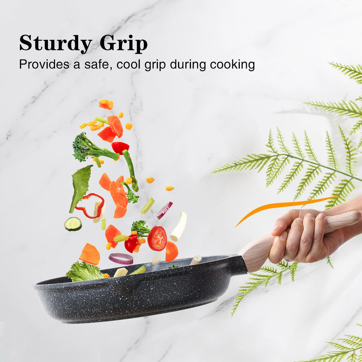 Kordisen pan hanging hole for convenient kitchen storage